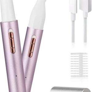 2026 Rechargeable Nose and Ear Hair Trimmer for Women Men – Painless Facial and Eyebrow Hair Remover, Dual-Edge Blades, IPX7 Waterproof, Compact and Portable Electric Clipper
