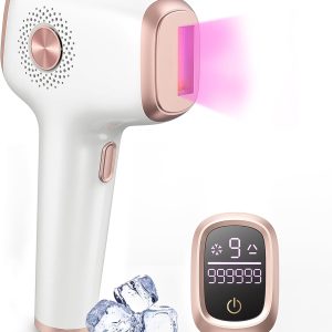 Hair Removal with Ice Cooling Care Function for Women,Long-Lasting Results,999,999 Flashes Painless Hair Removal, Hair Removal Device for Armpits Legs Arms Bikini Line